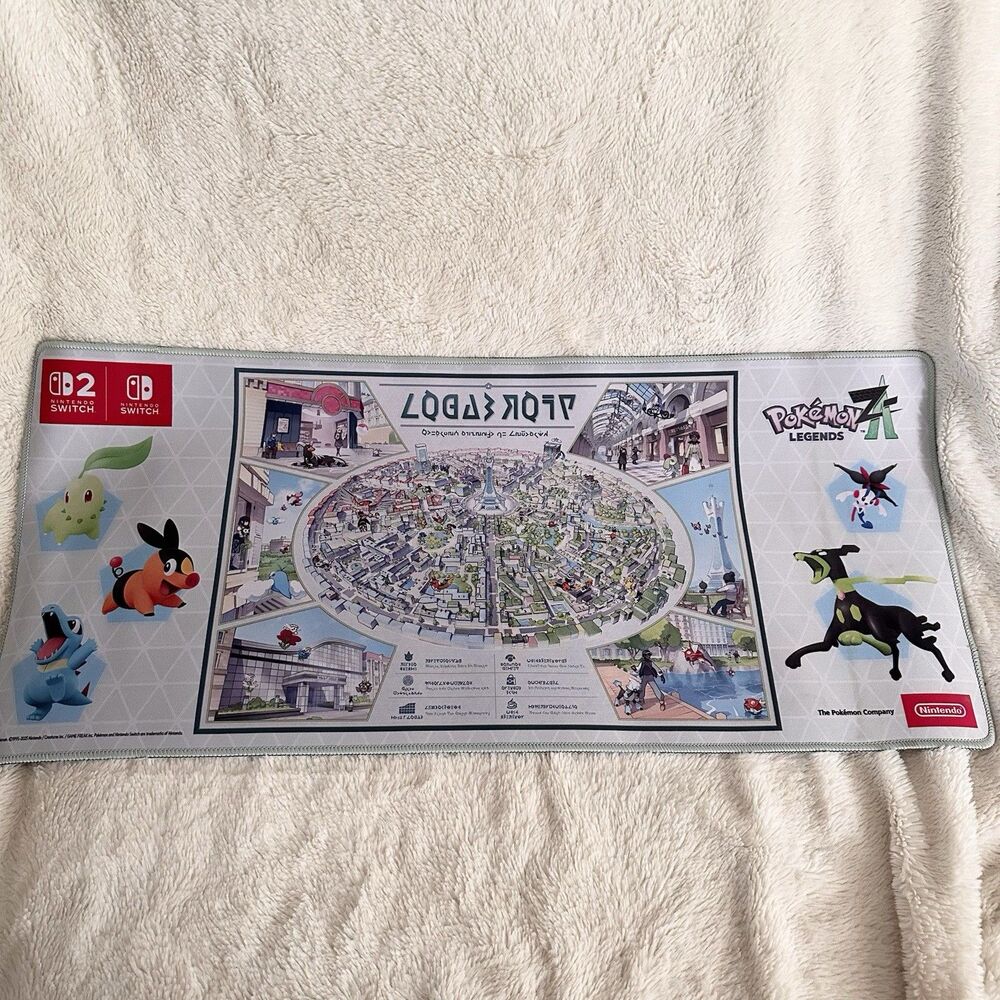 Nintendo Switch Pokemon Legends ZA Gamer Mat Best Buy Exclusive Preorder Bonus